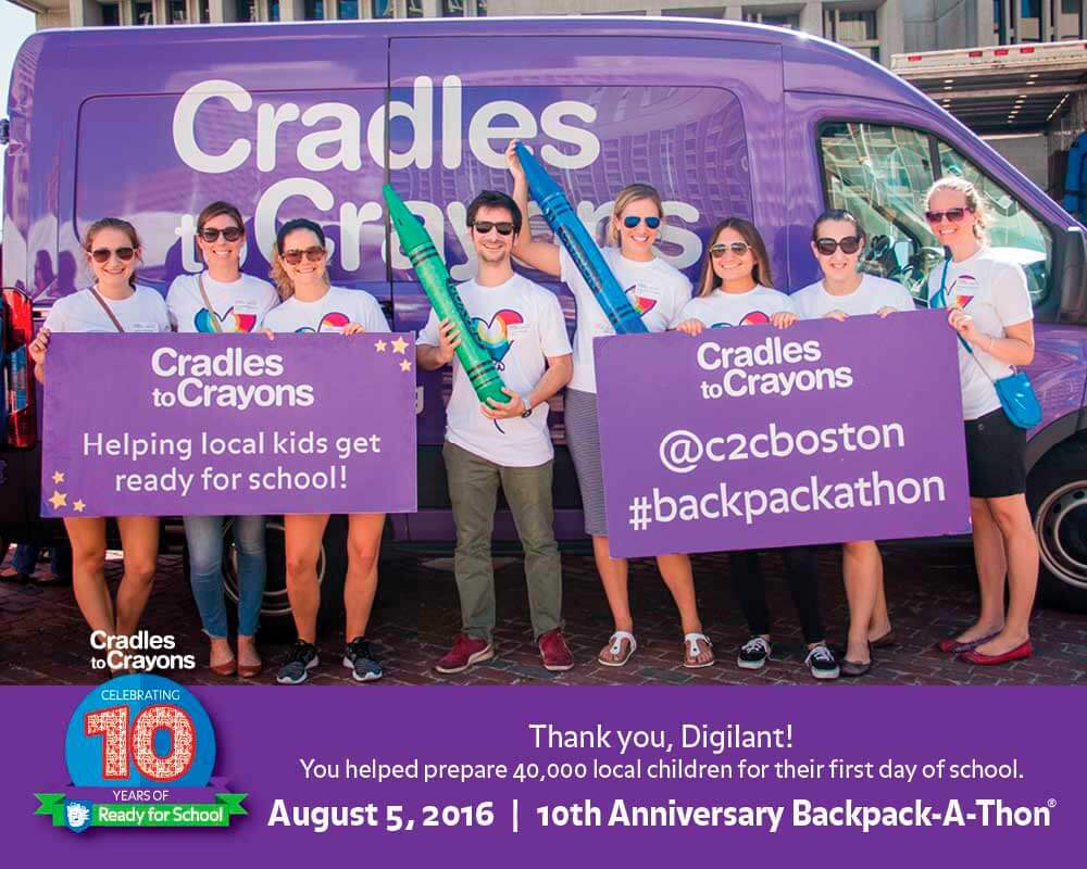 Digilant Boston helps Cradles to Crayons on the Back to School Campaign