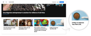 Example of Suggested Content Native Ads